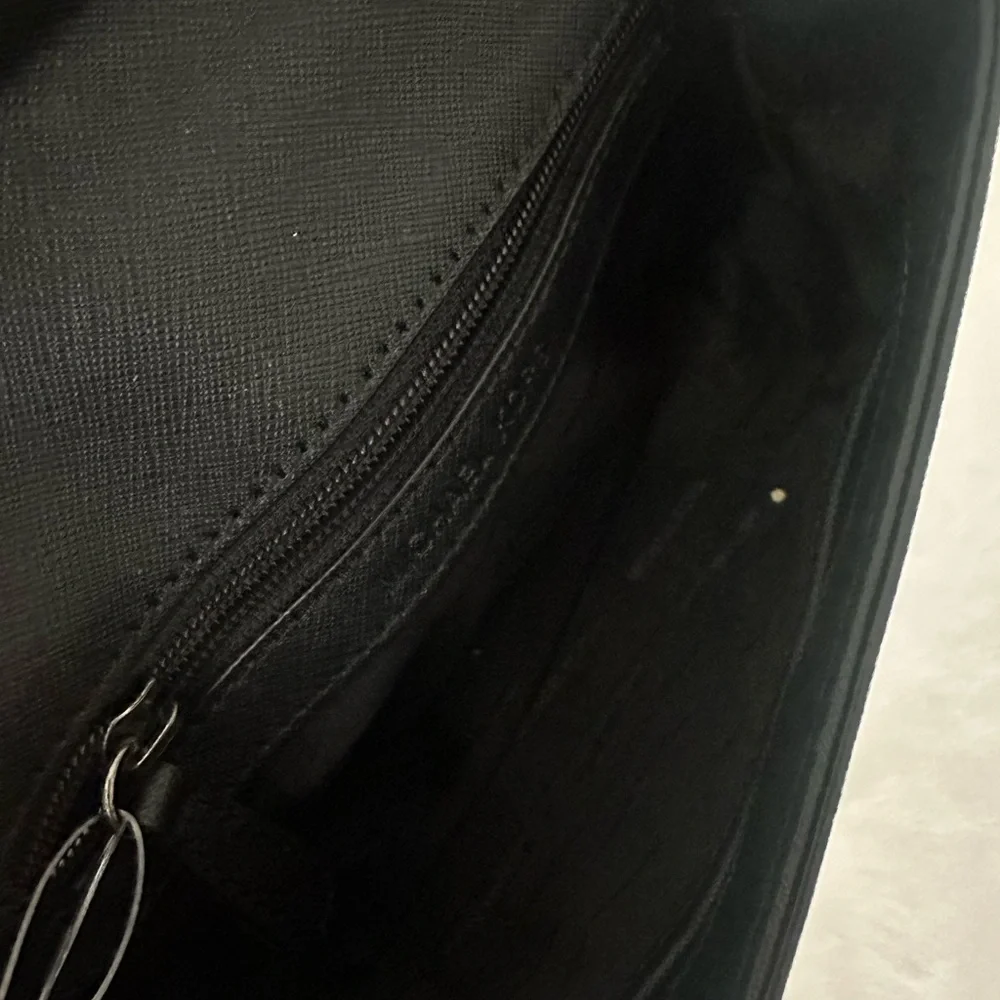 Michael Kors Black Mini Bag with Jeweled Floral Embellishments - Picture 7 of 10
